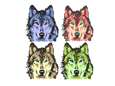 8 bit Wolves 8 bit wolf wolves