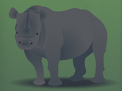 Endangered 02 Black Rhino 100dayproject 100endangeredspecies endangeredspecies illustration the100dayproject
