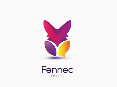 Fennec Logo design application illustrator lettering logo typography vector website