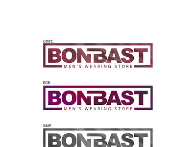 Bonbast logo design branding design logo vector