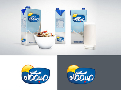 Logo design milk