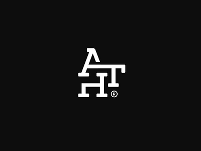 Monogram / ATH badge brand branding design fashion graphic design letters logo monogram type typeface vector wordmark