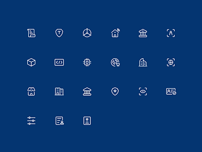Linear icons