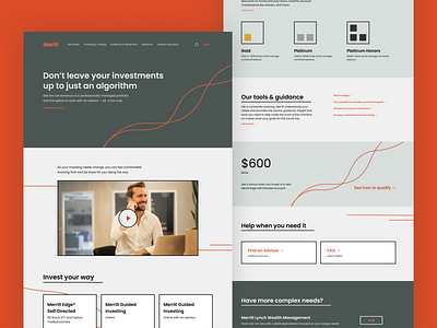 Merill Landing Page Concept