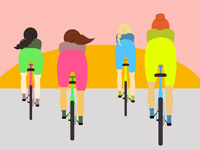 Bottoms Up Graphic bike bottoms cycling ladies
