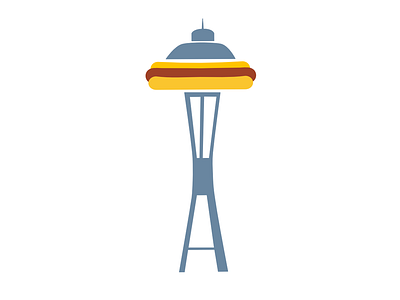 Hot Dog Logo Seattle hot dog logo seattle space needle