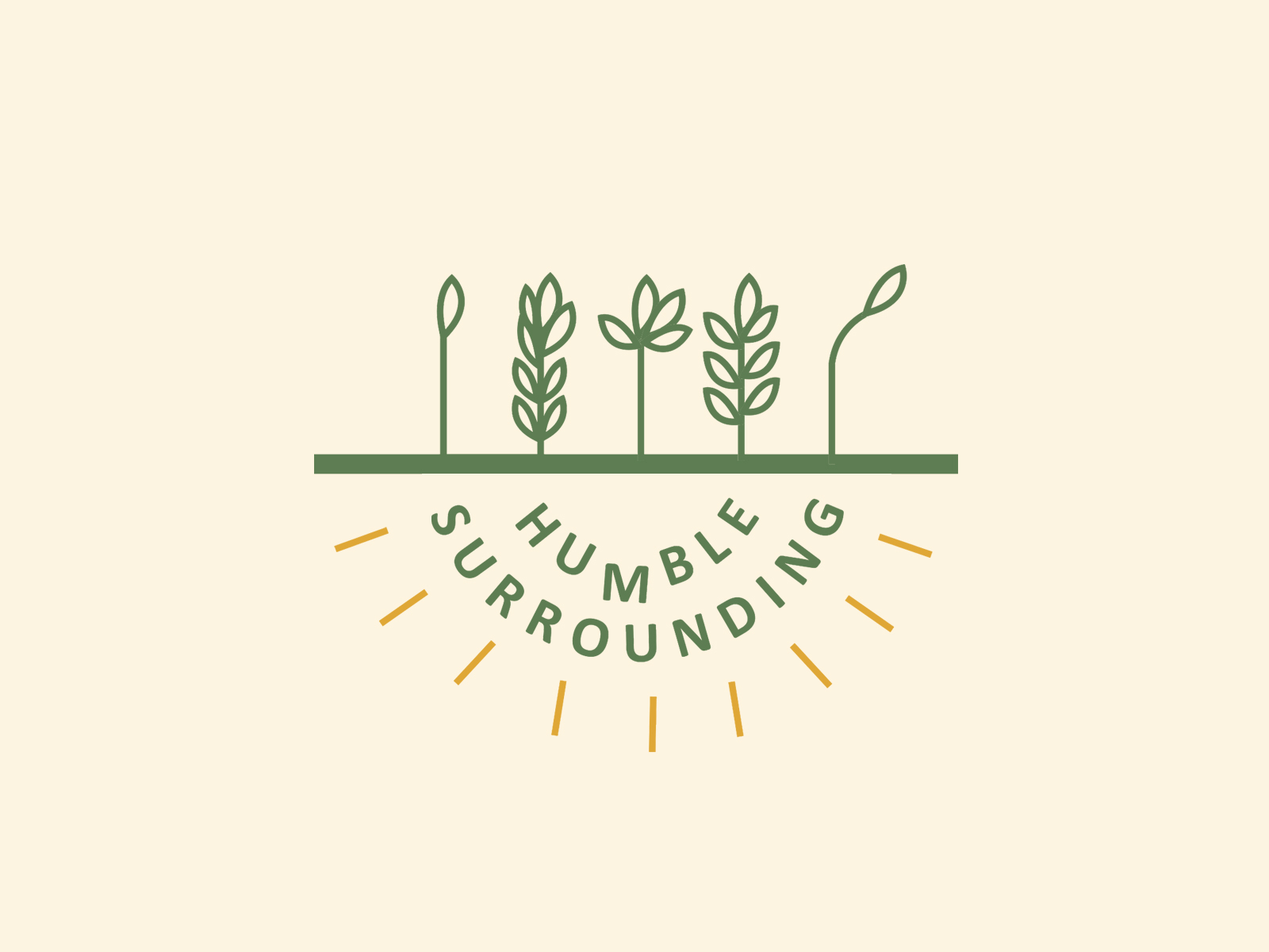 Humble Surroundings Logo By Wolfstudioz On Dribbble