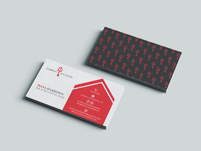 Harrison Housewife Business Card Design branding business card design graphic harrison house house logo housewife minimaldesign moderndesign wife