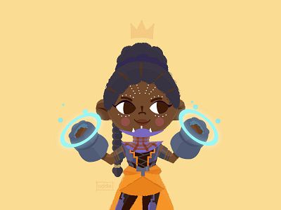 Shuri african black girl magic black panther cute illustration marvel person princess shuri wakanda