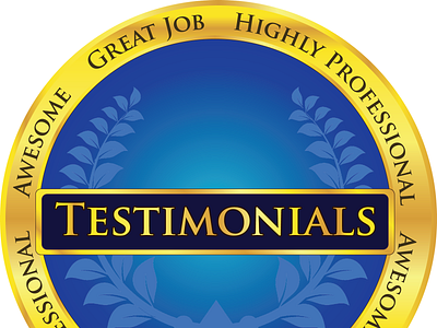 Testimonial Badge3 branding design icon logo marketing