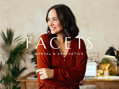 Facets Ethical Dentistry branding ethical female illustration logo sustainable
