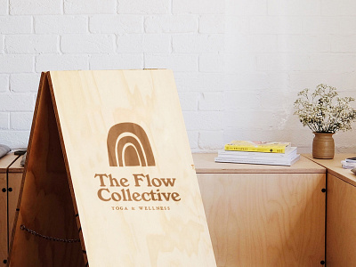 The Flow Collective branding brandingidentity diversity illustration logo yoga