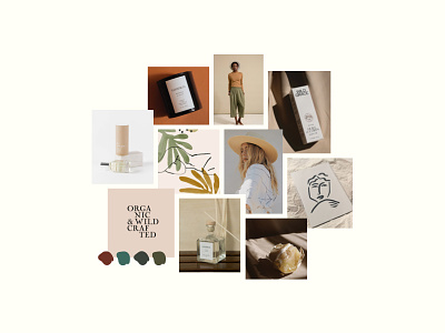 Mood-board Inspiration brand branding empowerment ethical illustration line drawing logo packaging sustainable website yoga