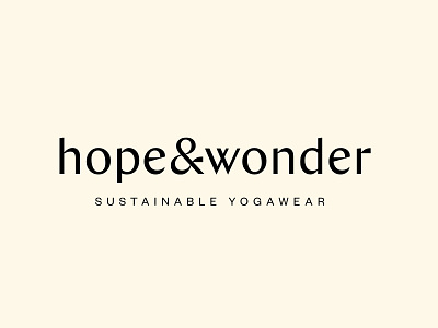 Sustainable Yoga Wear | Hope & Wonder