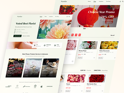 🍃 Nandur Tanduran - Florist Website