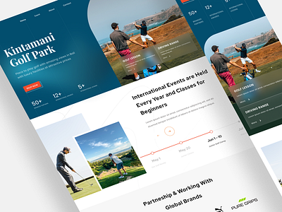 #Exploration - Landing Page Kintamani Golf🏌🏻‍♀️ branding clean design golf landing landing page minimalism park responsive responsiveview ui uiux ux