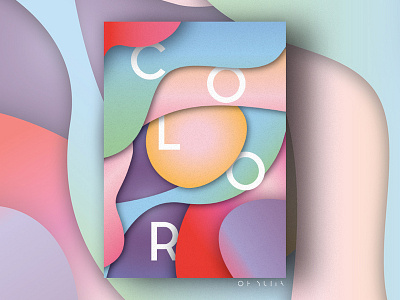 Color color design gradient illustration ui vector
