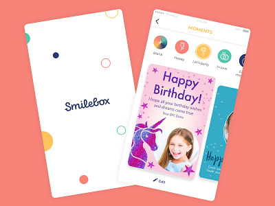 Smilebox - Cards & Invitations ui ux