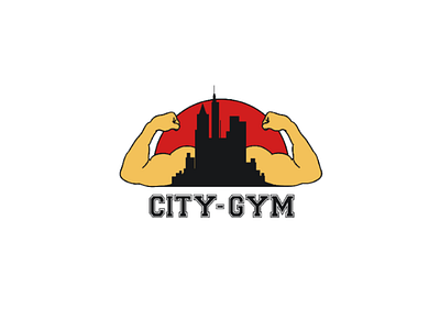 CITY GYM LOGO - practice adobe illustrator brand branding city corporate identity design designer fight graphic gym ide identity inspiration logo men new sports style