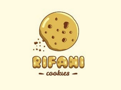 Rifani cookies logo identity adobe illustrator branding design inspiration logo trend vector