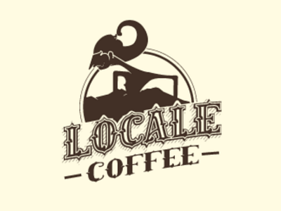 Locale Coffee logo design adobe illustrator branding design inspiration logo trend