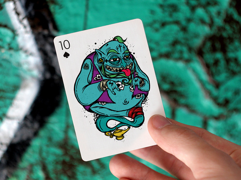 10 of Spades by Simplevector for Edition Zero by Digital Abstracts on