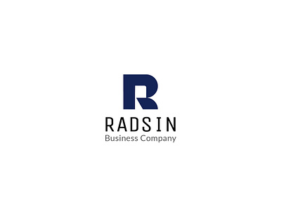 Radsin Logo Design blueprintgraphic branding design dibahaeri graphic design logo minimal typography wordmark