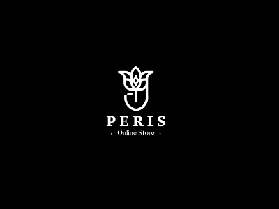 Peris Logo design blueprintgraphic branding design dibahaeri graphic design logo logotype minimal typography visual identity wordmark