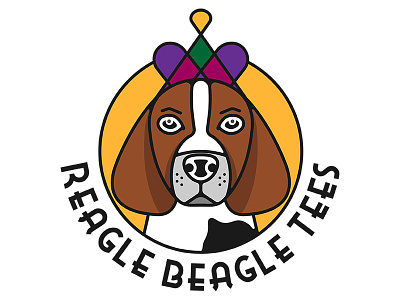 Regal Beagle Tees Logo beagle dog logo tshirt