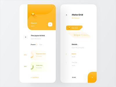 Sketch Mobile App Design