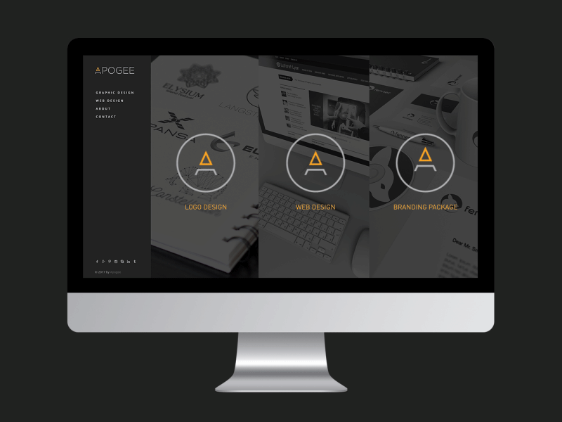 Apogee Homepage Design