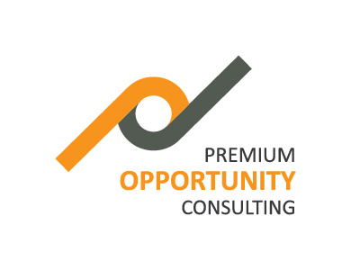 Premium Opportunity Consulting Logo graphic design modern modern logo logo design branding logo