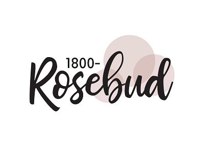 Thirty Logos Challenge day 06 1800rosebud 30logos branding challenge graphicdesign logo logodesign thirtylogos