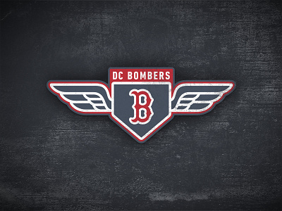 DC Bombers baseball logo wings