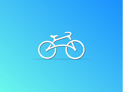 Bike bike illustrator logo