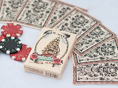 Cards Back american design graphic illustration tattoo traditional
