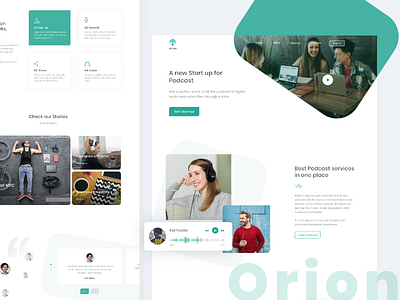 Orion Podcast Landing Page