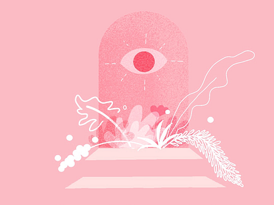 Futuro... door draw flowers illustration ilustración pink procrate stairs