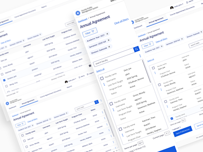 Responsive dashboards, tables, filters