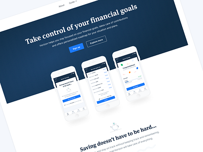 Financial app IV app banking fintech landing page mobile ui user experience user interface ux web design