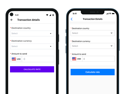 iOS money transfer UI android api bank design financial fintech interface ios mobile money remmitance sdk transfer