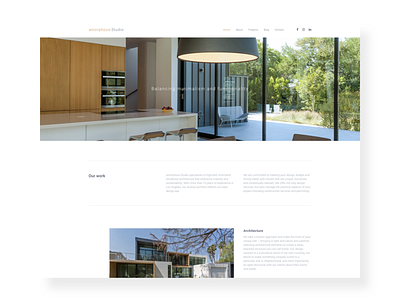 amorphous.Studio architecture & interior design website