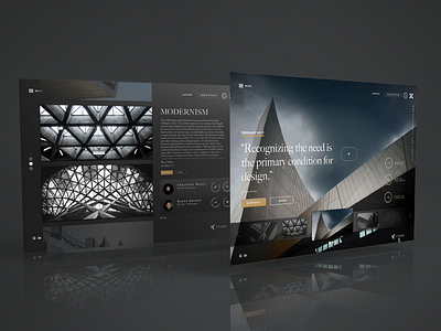 Architects Website architecture construction heroimage homepage uidesign uxdesign webdesign website