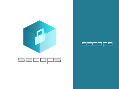 Secops Logo cloud logo design logos modernlogo padlock security