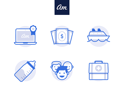 Awesome Motive Icon Set baby boat face icon set icons laptop medical money people