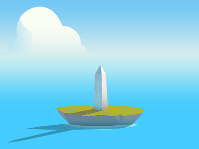 Obelisk design illustration illustrator landscape monument obelisk vector vectorart