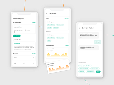 GoodHelp - Health App - UX / UI app app design appointments case study health healthcare medical app symptoms ui ui ux use case user interface ux web