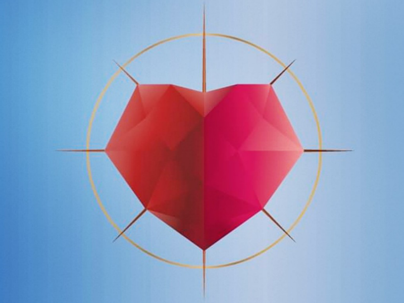 Heartstrong heart logo brand media brand vector art graphic design valentines