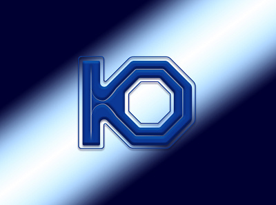 Knock-Out (KO) Art Studios art brand digital art graphic design logo logo design vector art