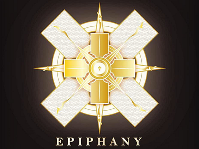 Exulted Epiphany blessed sacrament digital art epiphany graphic design logo vector